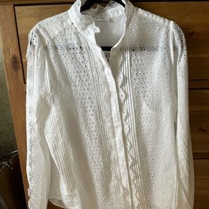 White Frame blouse with camisole